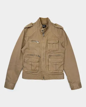 Dolce & Gabbana Beige Utility Jacket 2000's