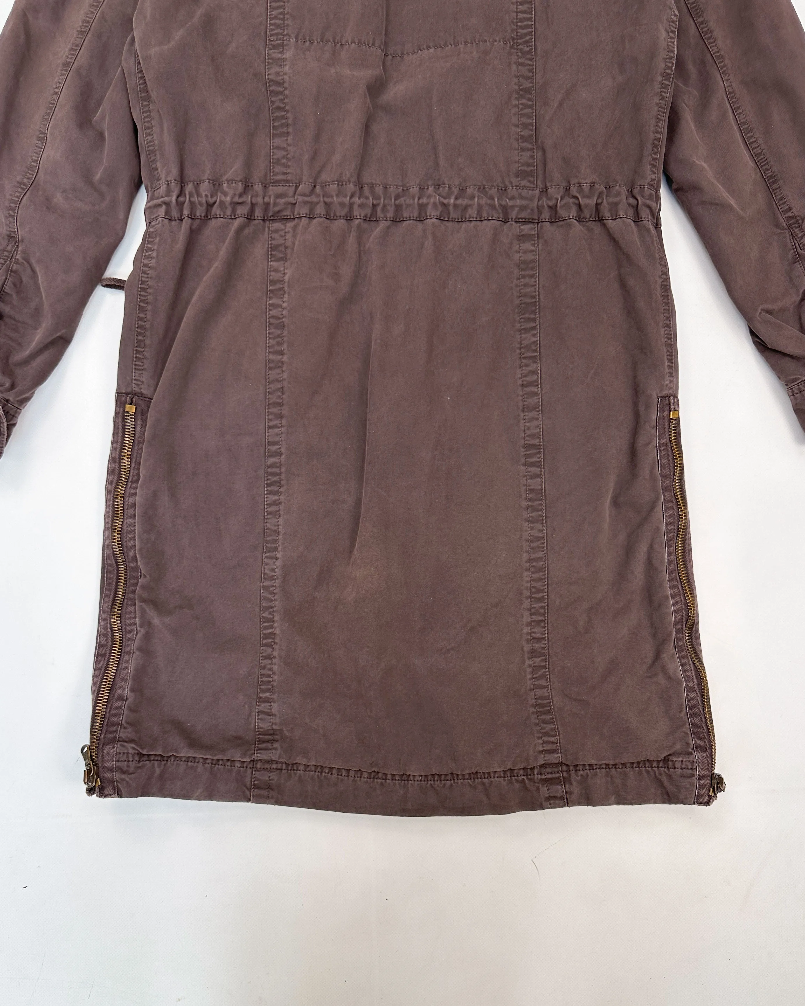 Dolce & Gabbana Chocolate Brown Utility Coat 1990's