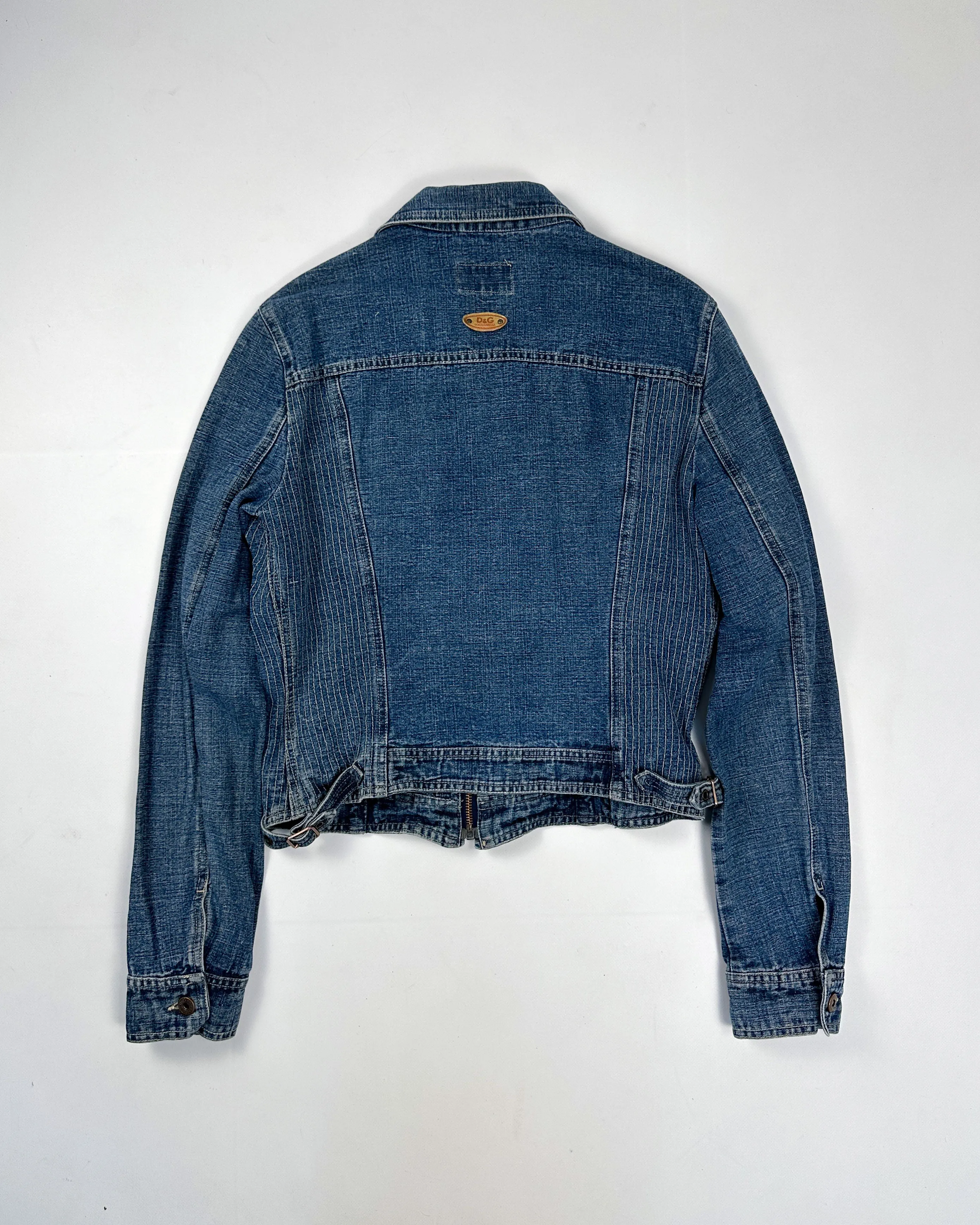 Dolce & Gabbana Stitched Denim Jacket 1990's