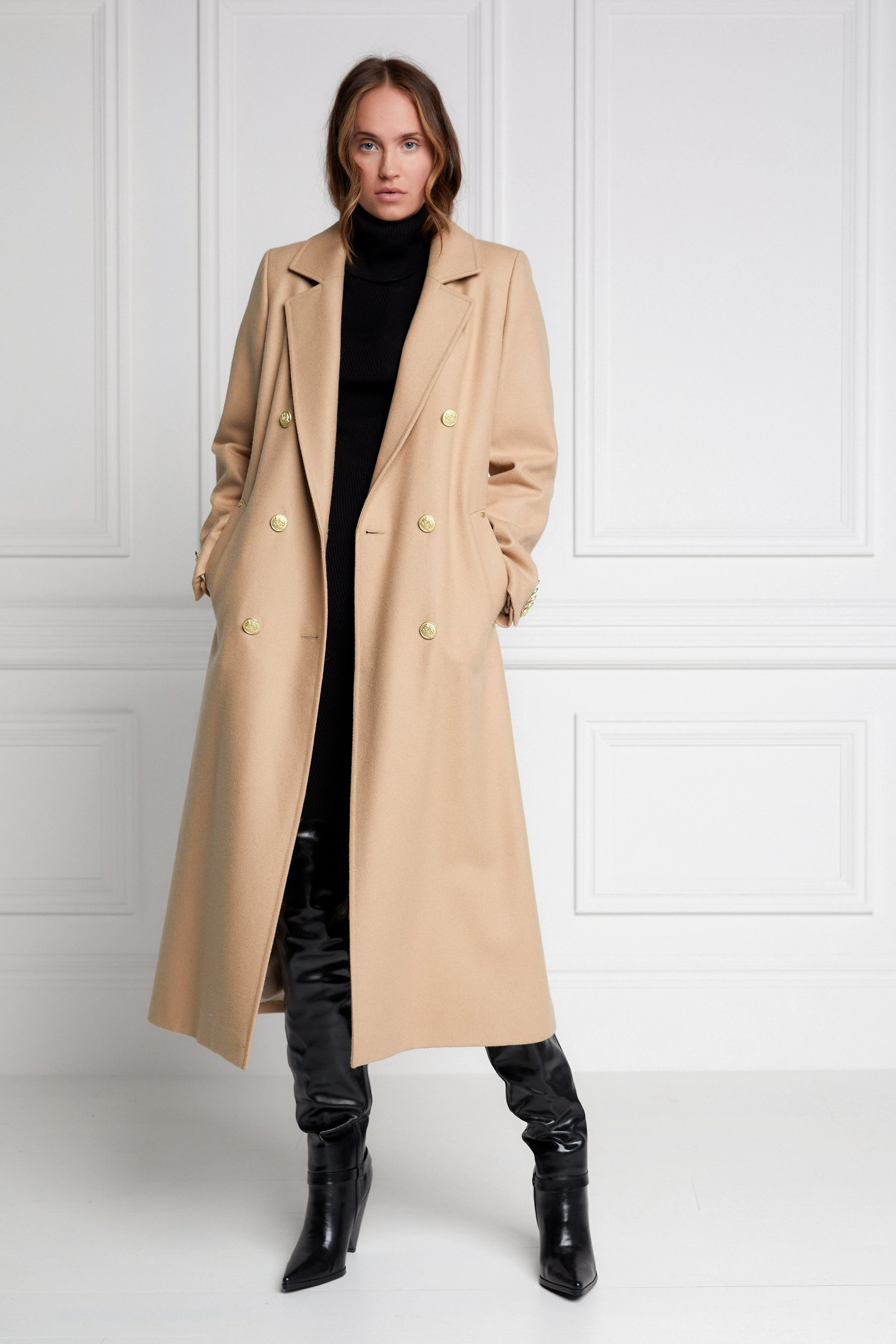 Double Breasted Coat (Camel)