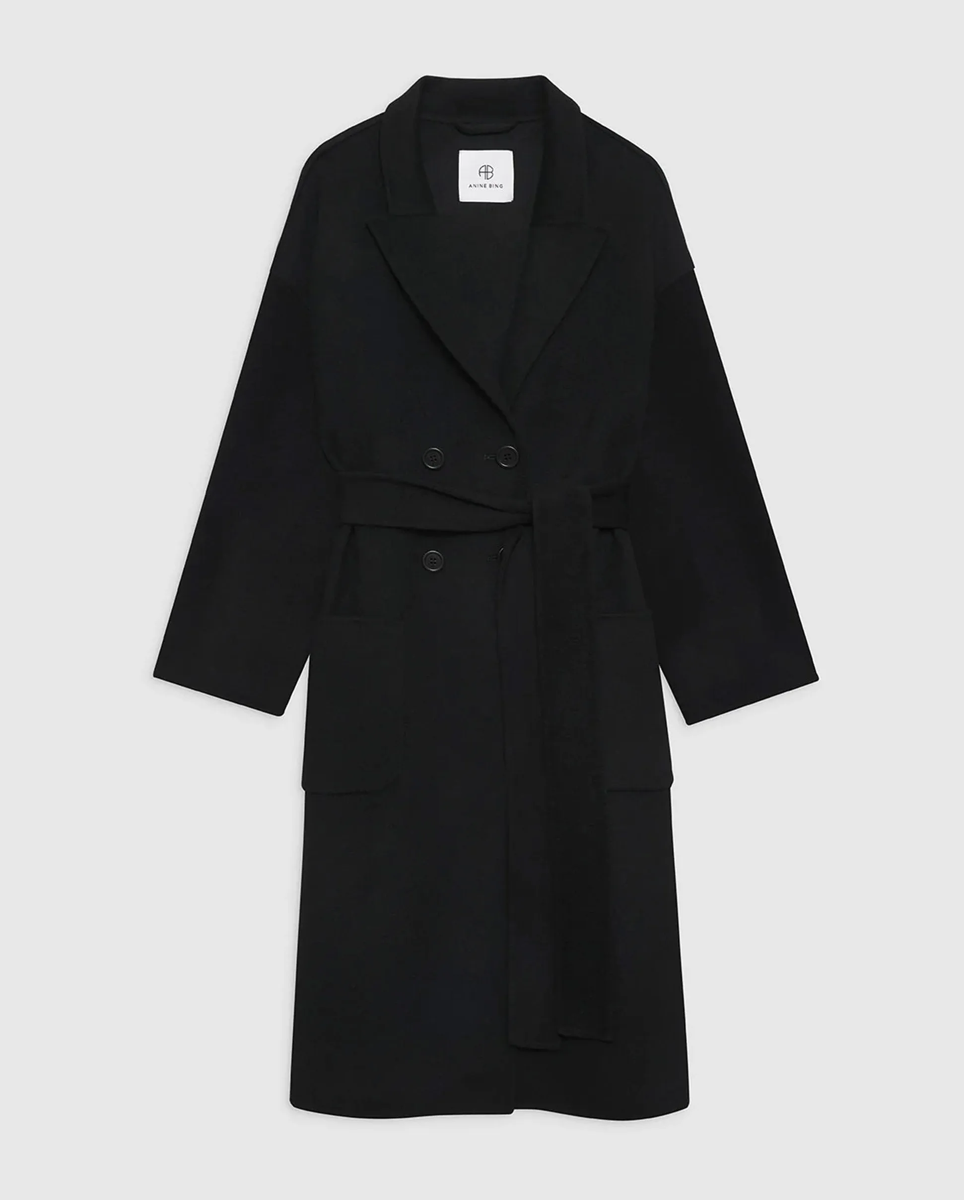 DYLAN COAT / BLACK CASHMERE BLEND