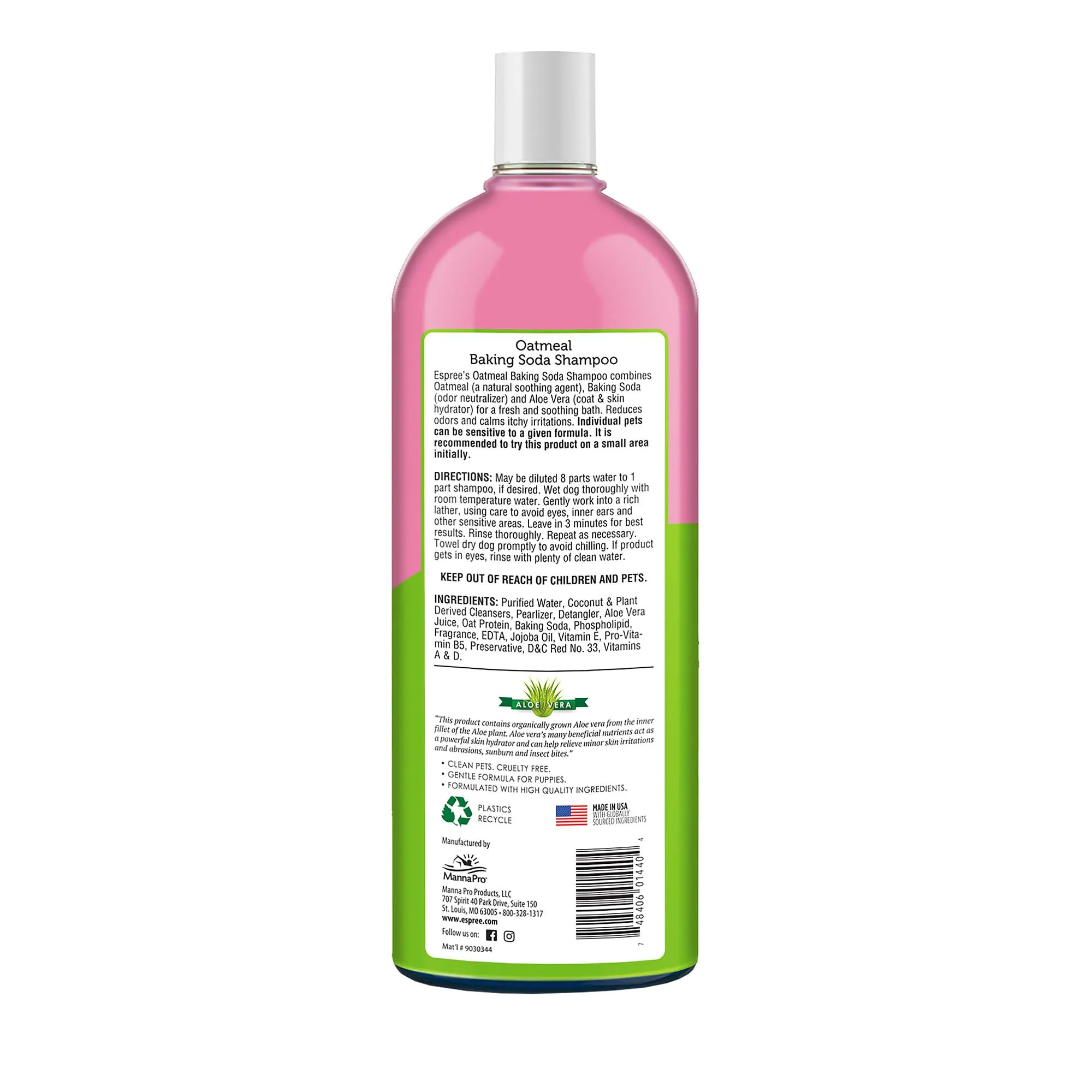 Espree Oatmeal & Baking Soda Shampoo For Dogs 32 Ounce