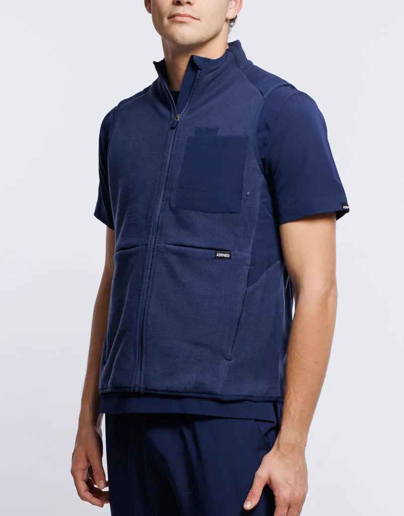 Essential Fleece Vest - True Navy