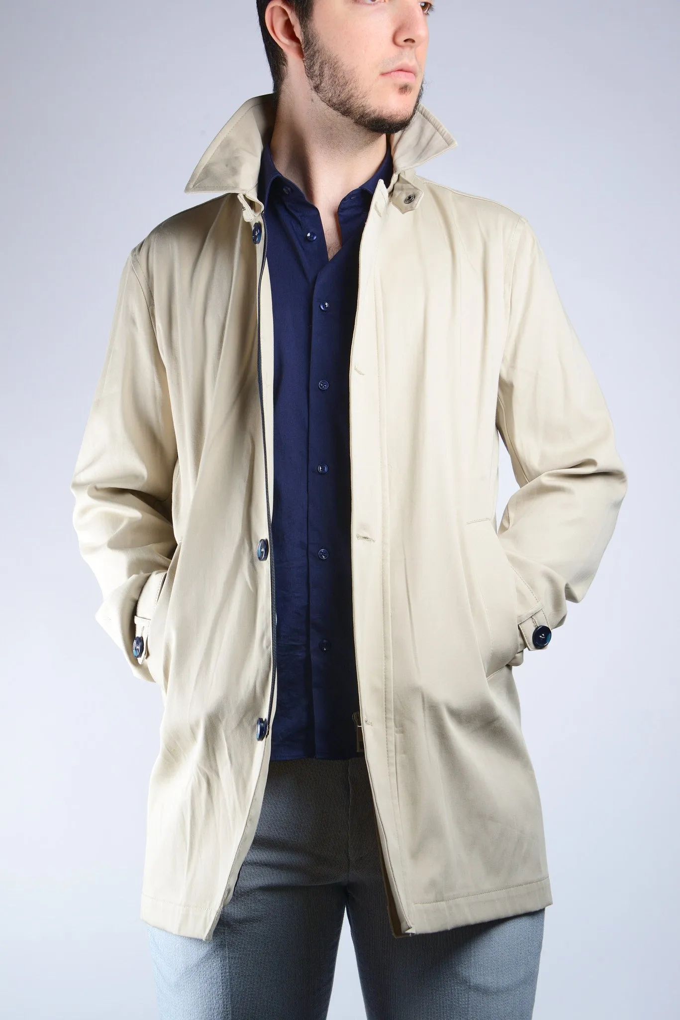 Euro Casual Lightweight Trench Coat