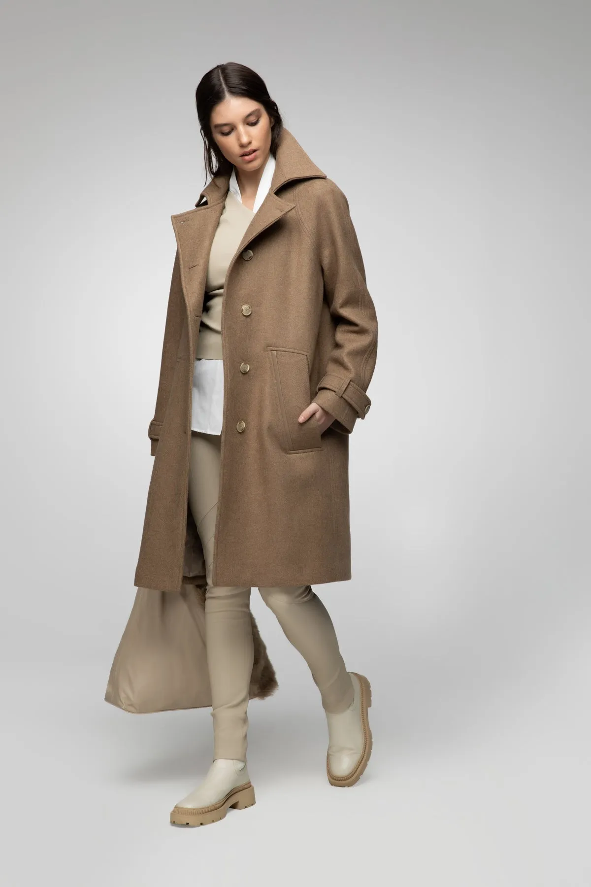 Evelyn - Wool Coat