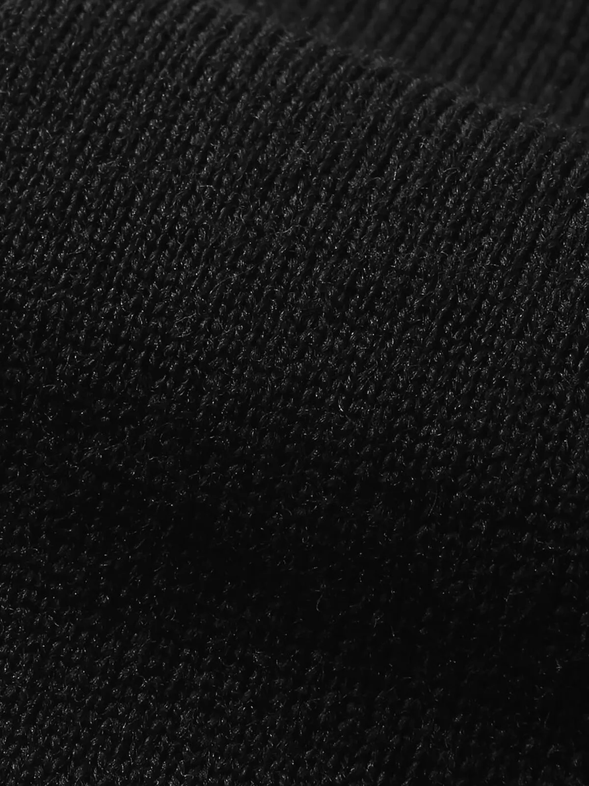 Extrafine Merino V-Neck Black