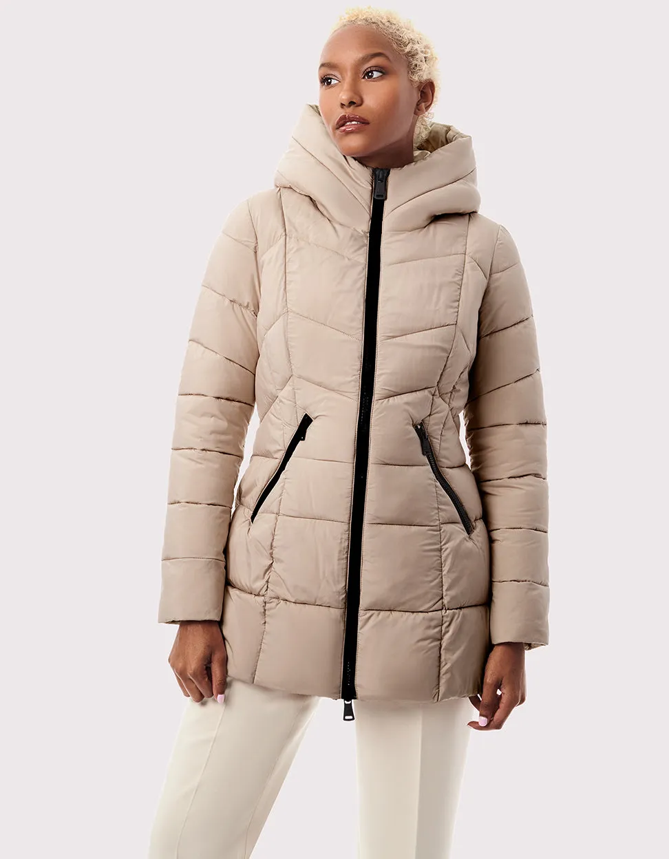 Fab Funnel Quilted Puffer Jacket