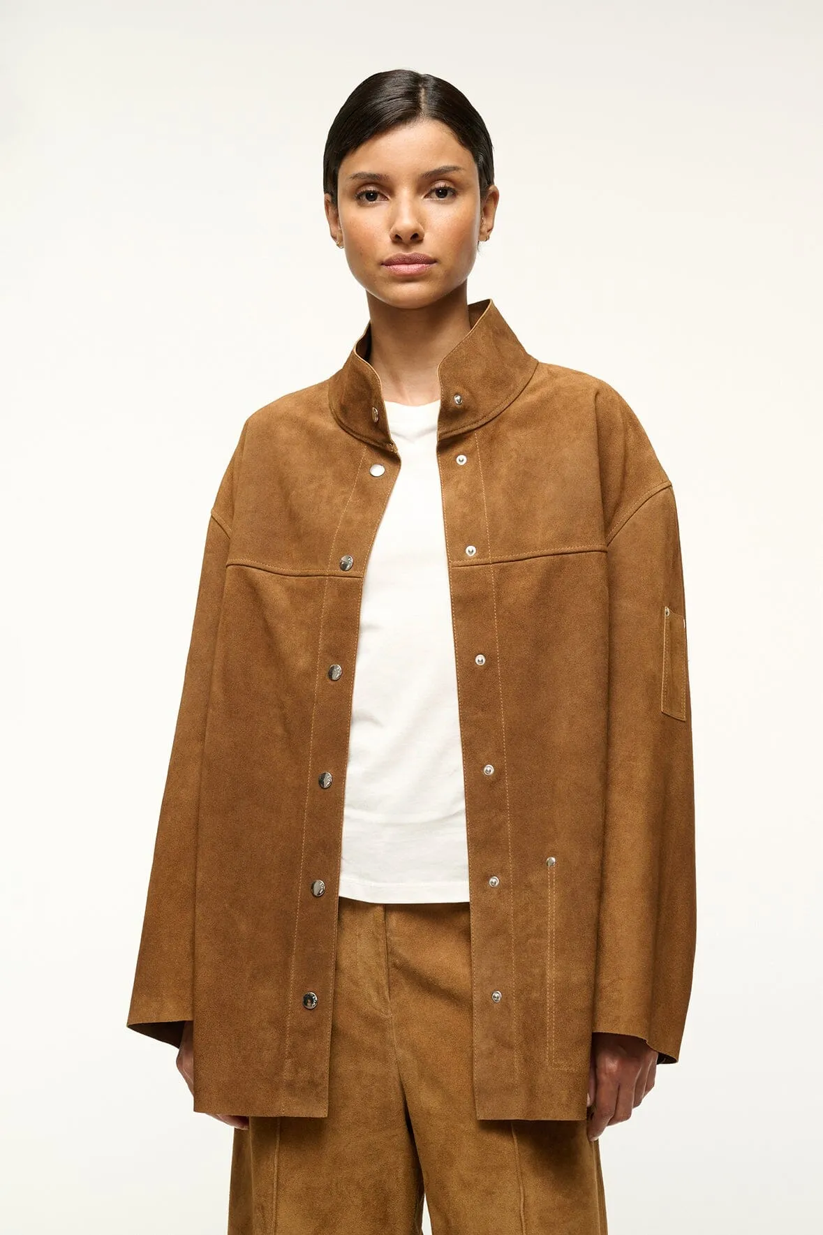 FOUNDATION JACKET | TAN SUEDE