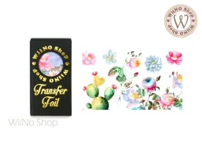 Four Season Flower Nail Transfer Foil (FL-D-03)