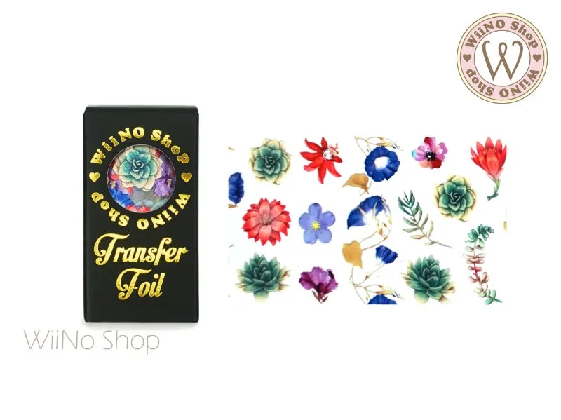 Four Season Flower Nail Transfer Foil (FL-D-05)