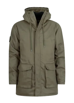 Gefütterter Parka WOOLD Olive