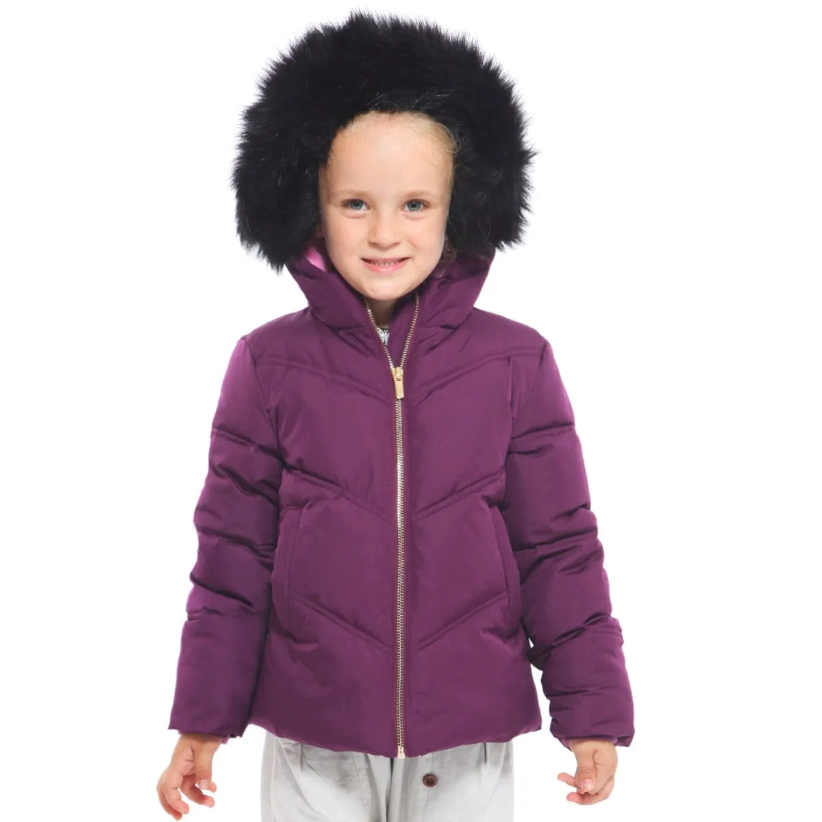 Girls' Heavyweight Puffer Jacket Bubble Coat