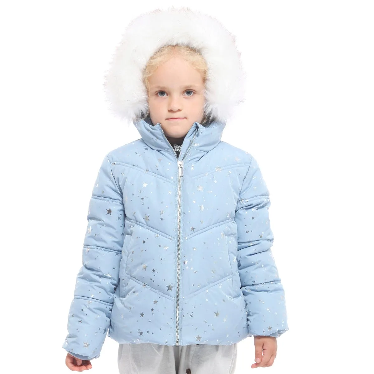 Girls' Heavyweight Puffer Jacket Bubble Coat