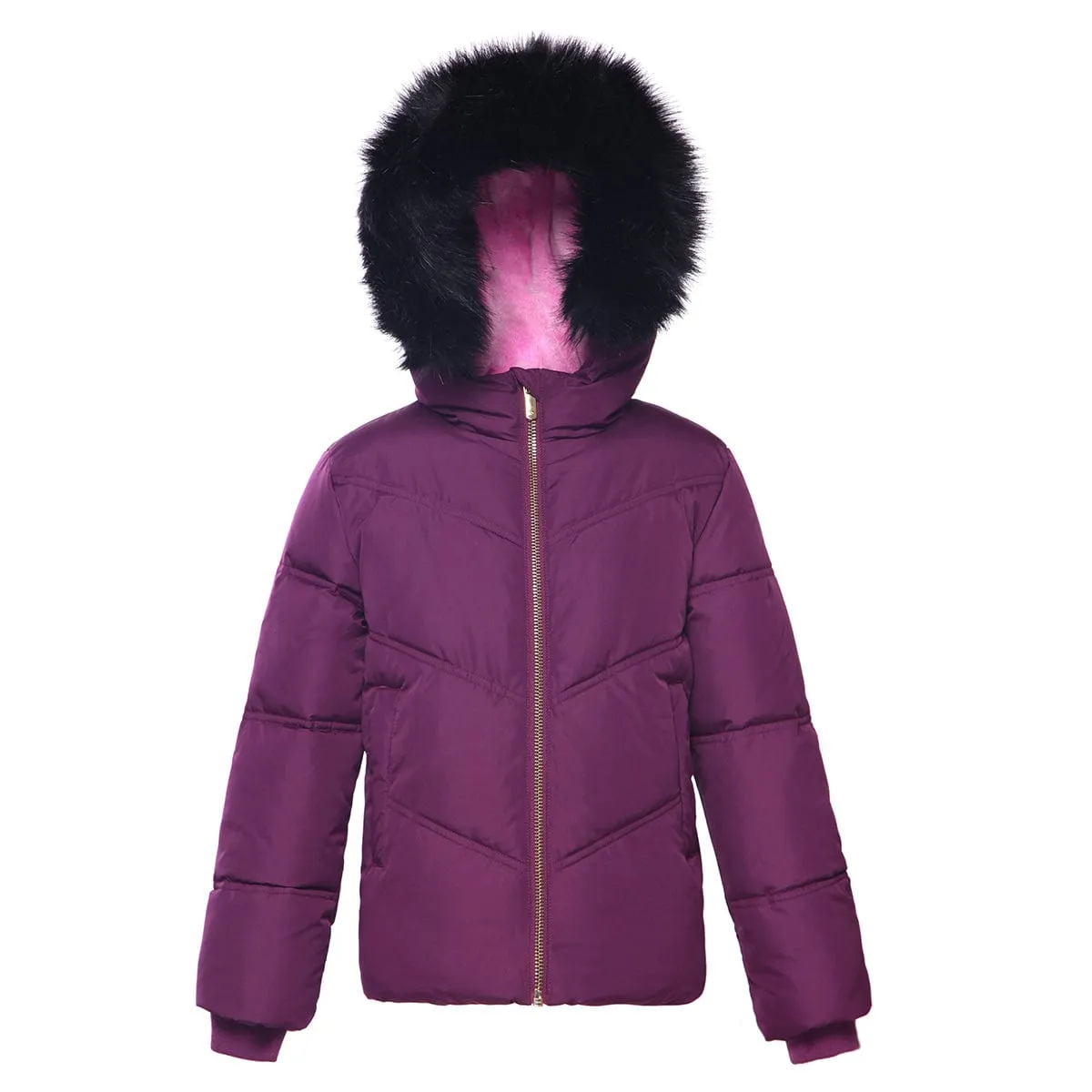 Girls' Heavyweight Puffer Jacket Bubble Coat