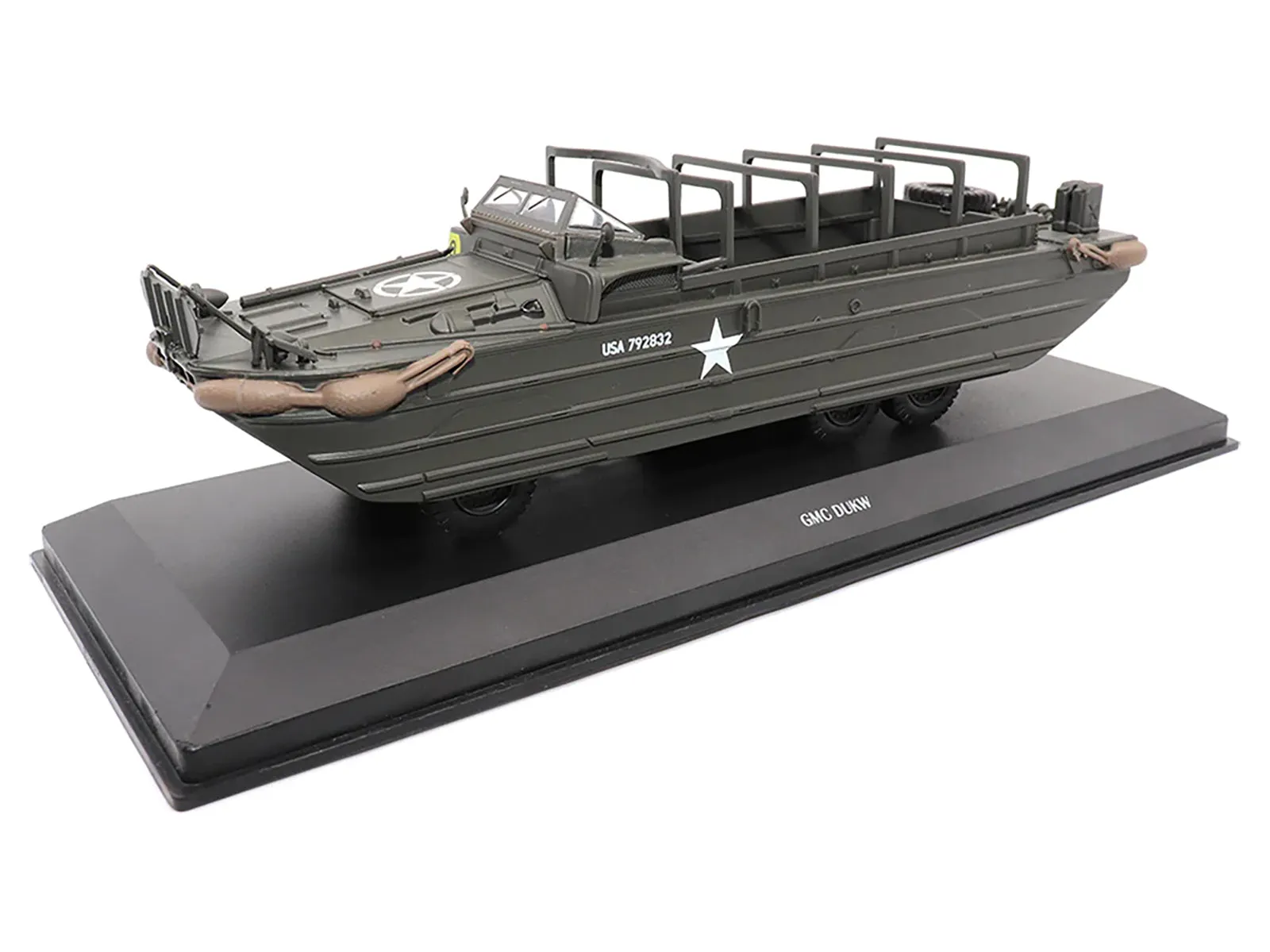 GMC DUKW Amphibious Vehicle Olive Drab United States Army 1/43 Diecast Model by Militaria Die Cast