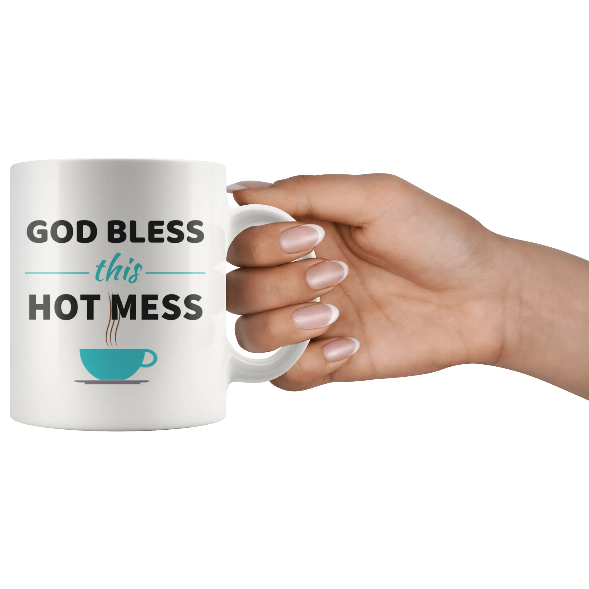 God Bless This Hot Mess Mug