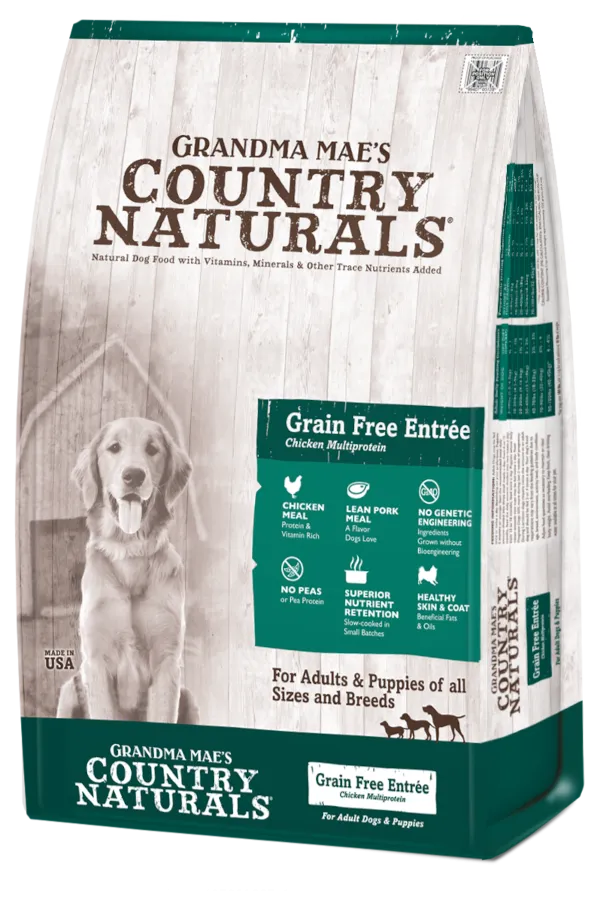 Grandma Mae's Country Naturals Grain Free Multiprotein Dry Food for Dogs