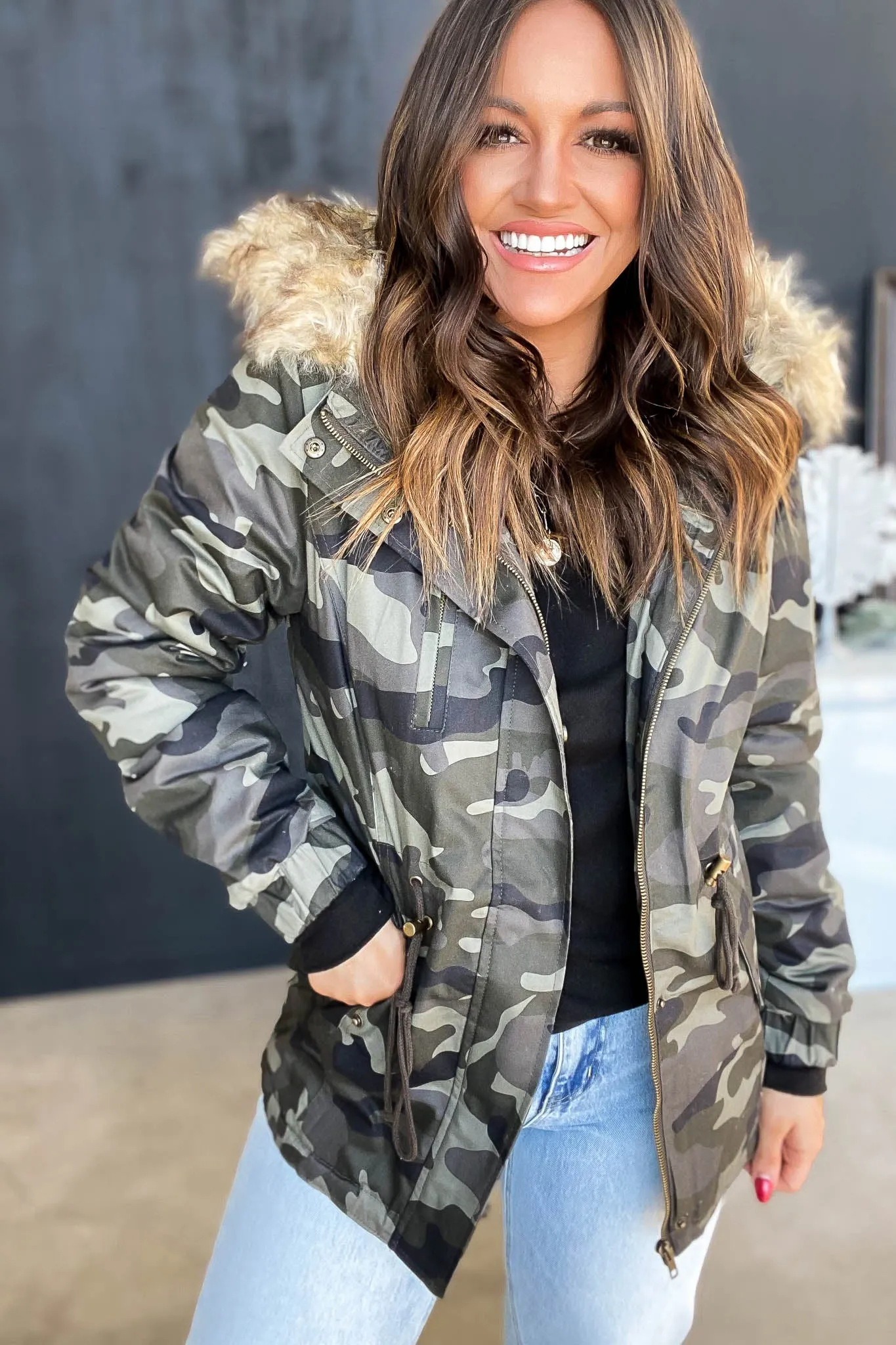 Great Outdoors Camo Coat