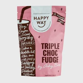 Happy Way - Ashy Bines Triple Choc Fudge Vegan Protein Powder 500 g