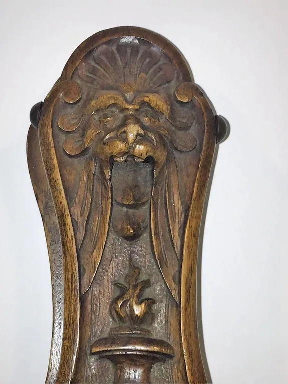 Italian Hand- Carved 19th Century Fire Bellows