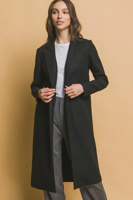 Jackie JQ Fleece Single Breasted Coat