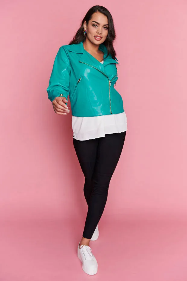 Jasmine Teal Jacket