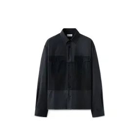 John Elliott Mens Paneled Military Shirt