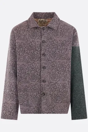 Kantha quilted cotton Chore coat