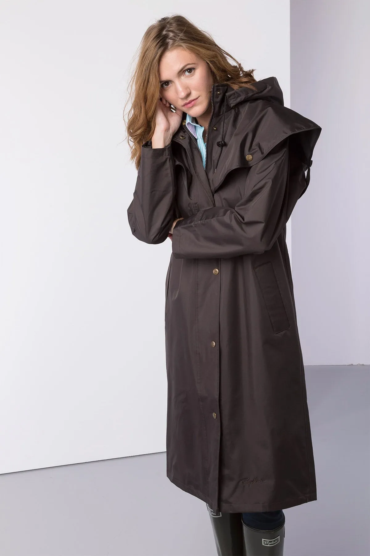 Ladies Full Length Waterproof Long Riding Coat - Knapton II