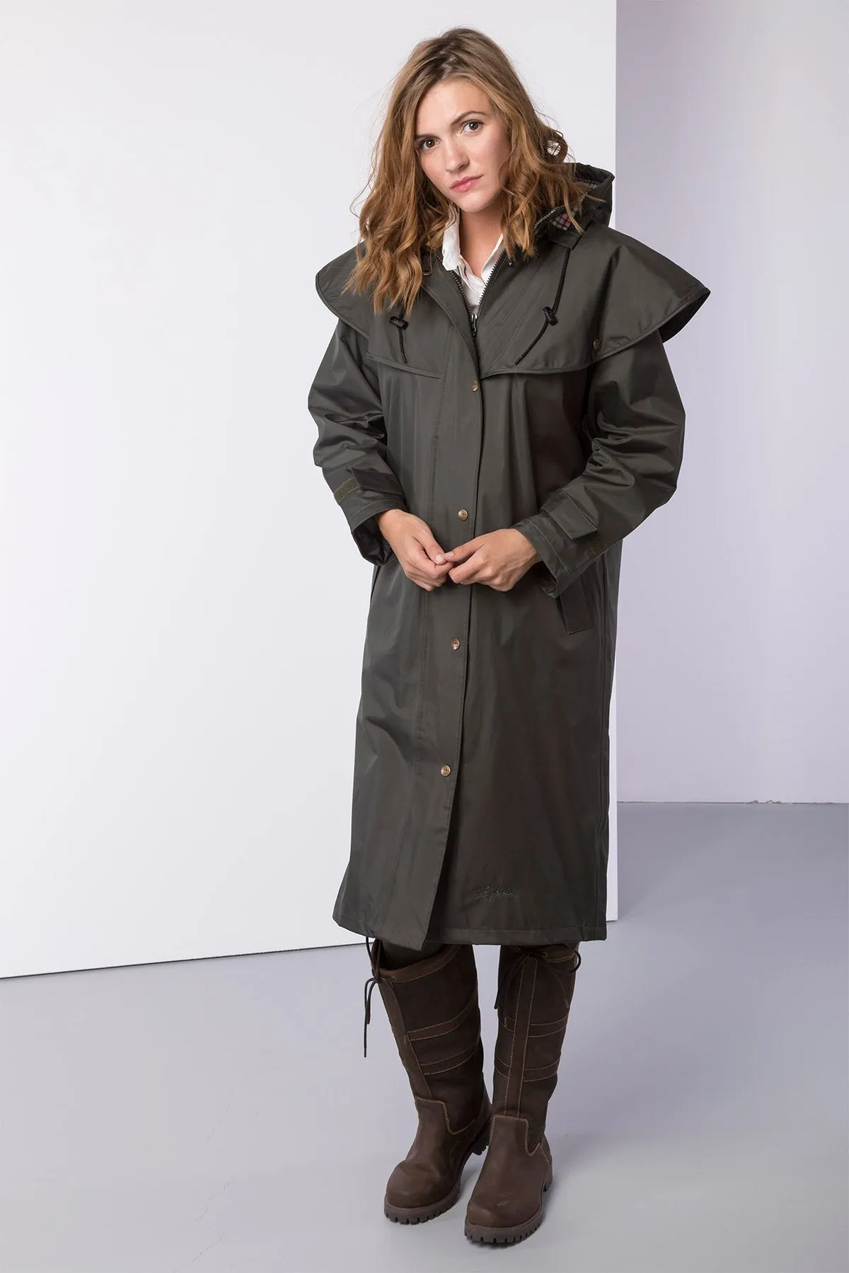 Ladies Full Length Waterproof Long Riding Coat - Knapton II