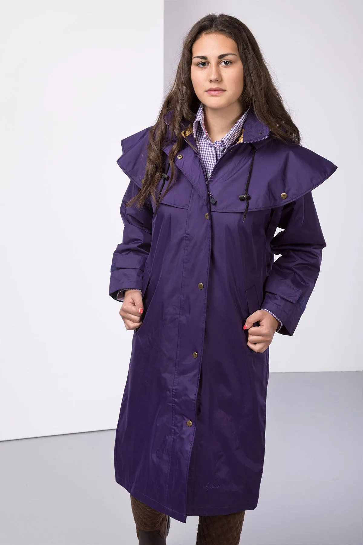 Ladies Full Length Waterproof Long Riding Coat - Knapton II