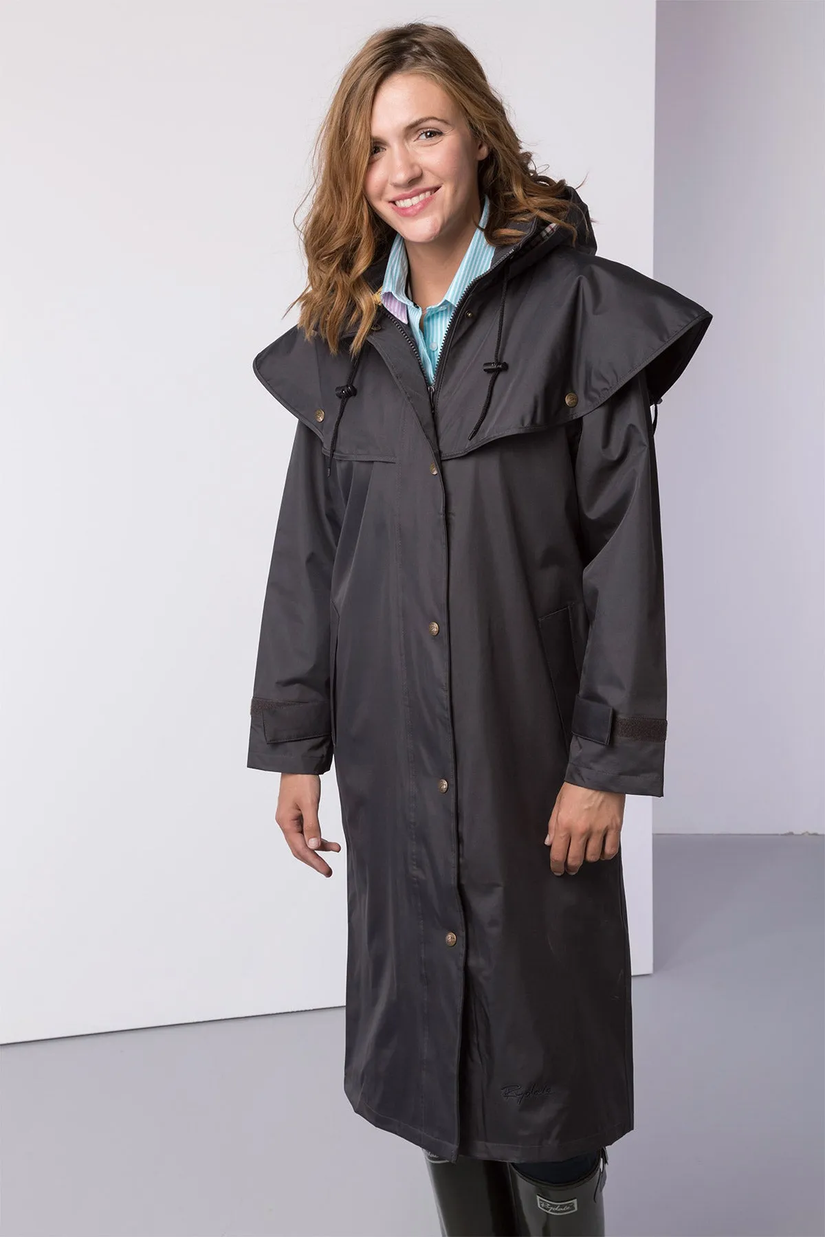 Ladies Full Length Waterproof Long Riding Coat - Knapton II