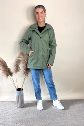 Light Weight Khaki Green Mac