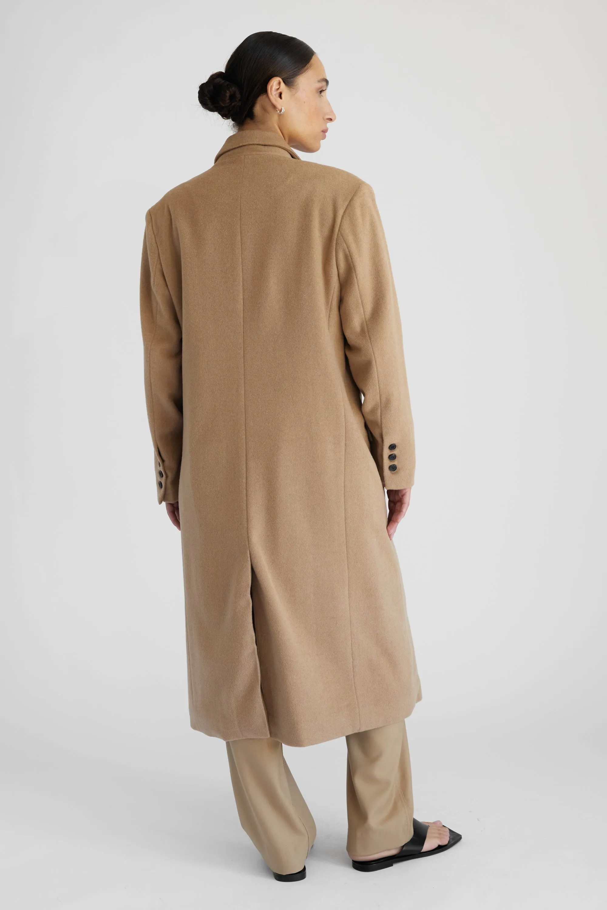 Long Wool Cashmere Coat