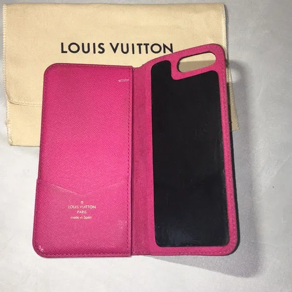 Louis Vuitton iPhone 7 Folio Monogram R Pop Holder