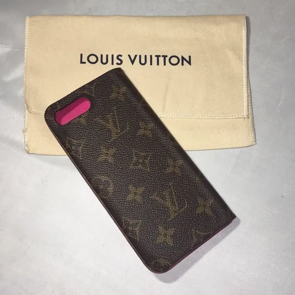 Louis Vuitton iPhone 7 Folio Monogram R Pop Holder