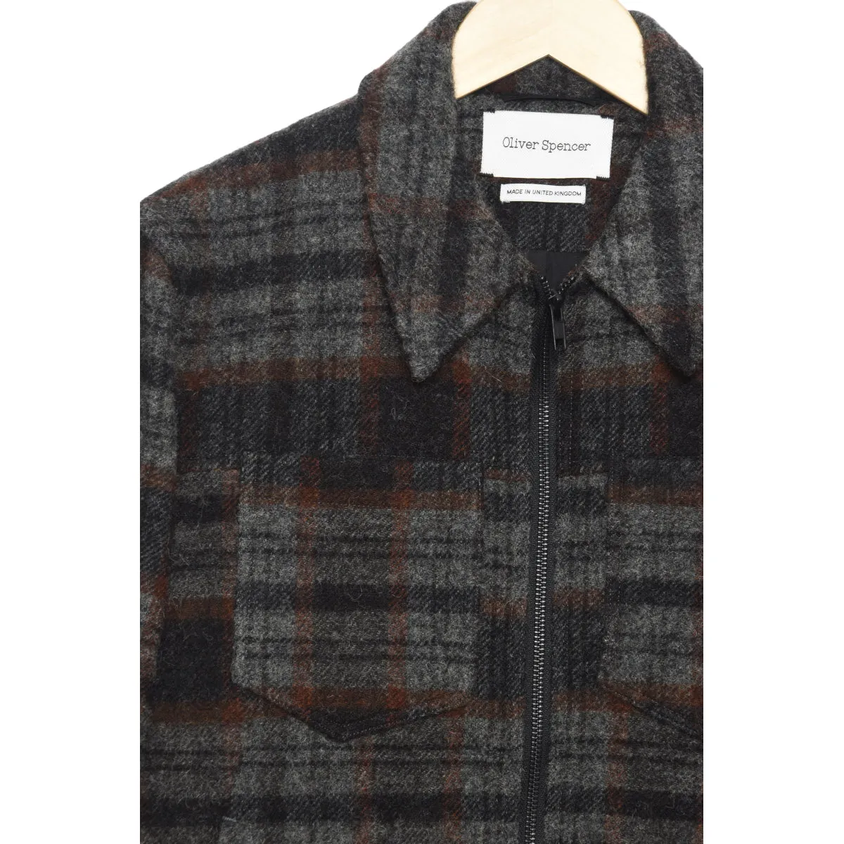 Oliver Spencer Norton Jacket Kennington rust multi