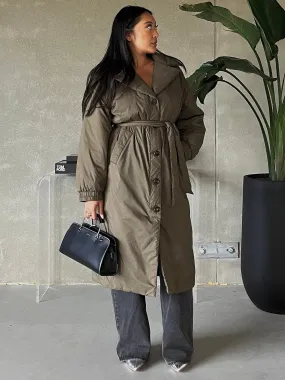 ONLY Maddie Belted Puffer Trench Coat