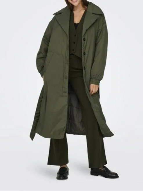 ONLY Maddie Belted Puffer Trench Coat