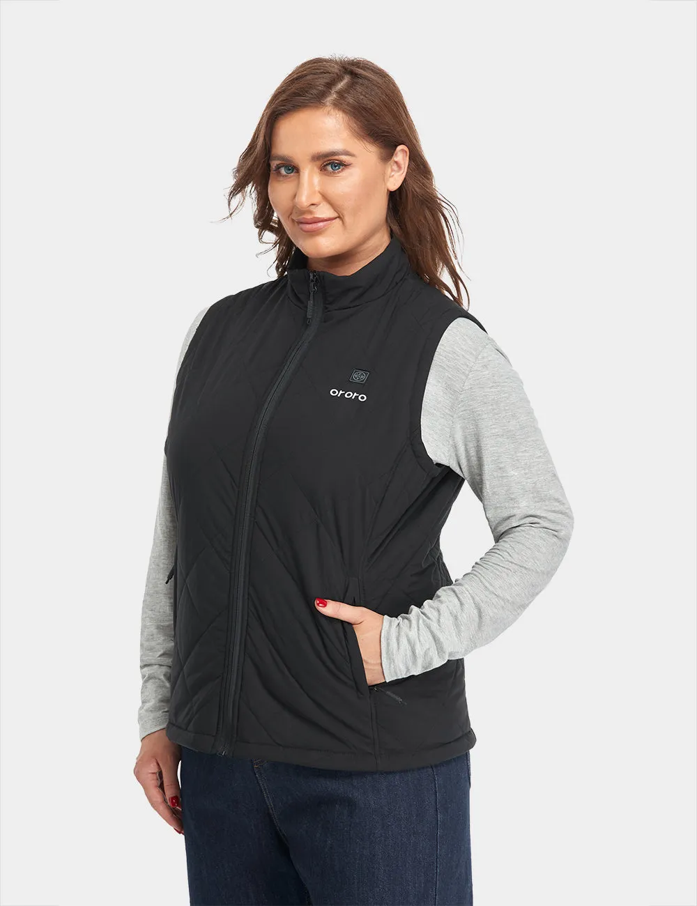 (Open-box) Women's Heated Quilted Vest (Battery Set Not Included)