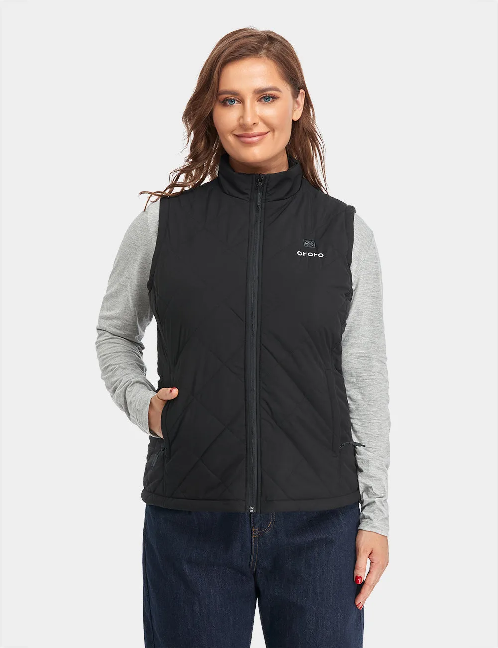 (Open-box) Women's Heated Quilted Vest (Battery Set Not Included)