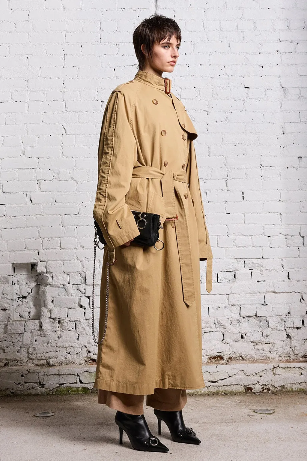 OVERSIZED DECONSTRUCTED TRENCH COAT