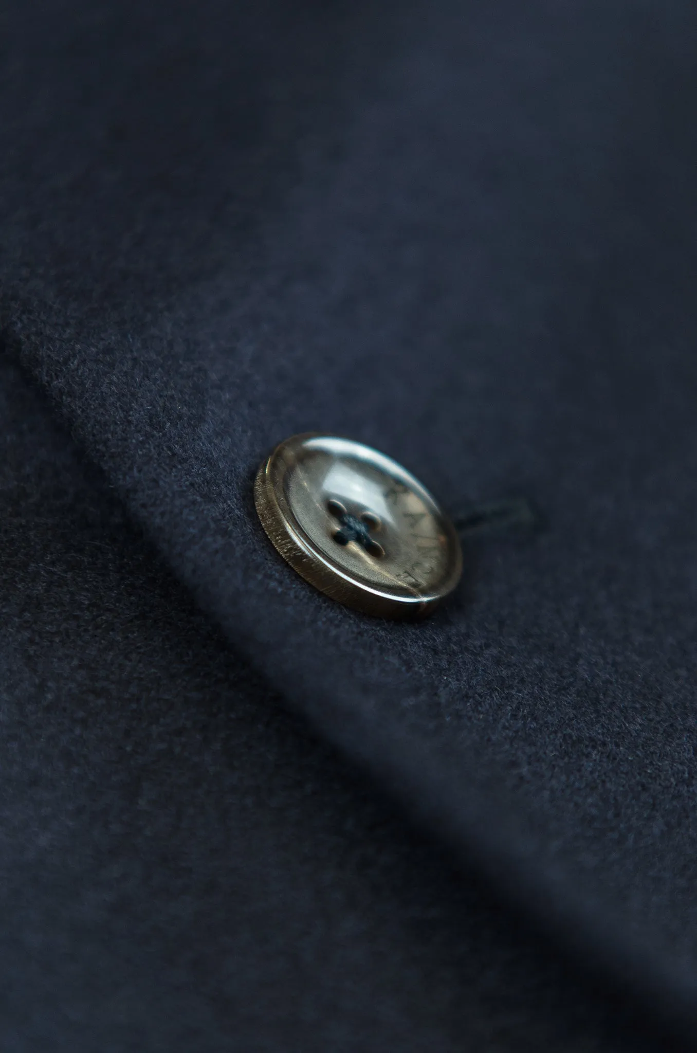 Pierre Coat Wool and Cashmere (Night Blue)