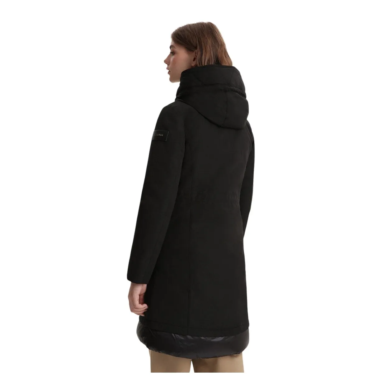 Piumino Donna Woolrich Weoka Parka Nero