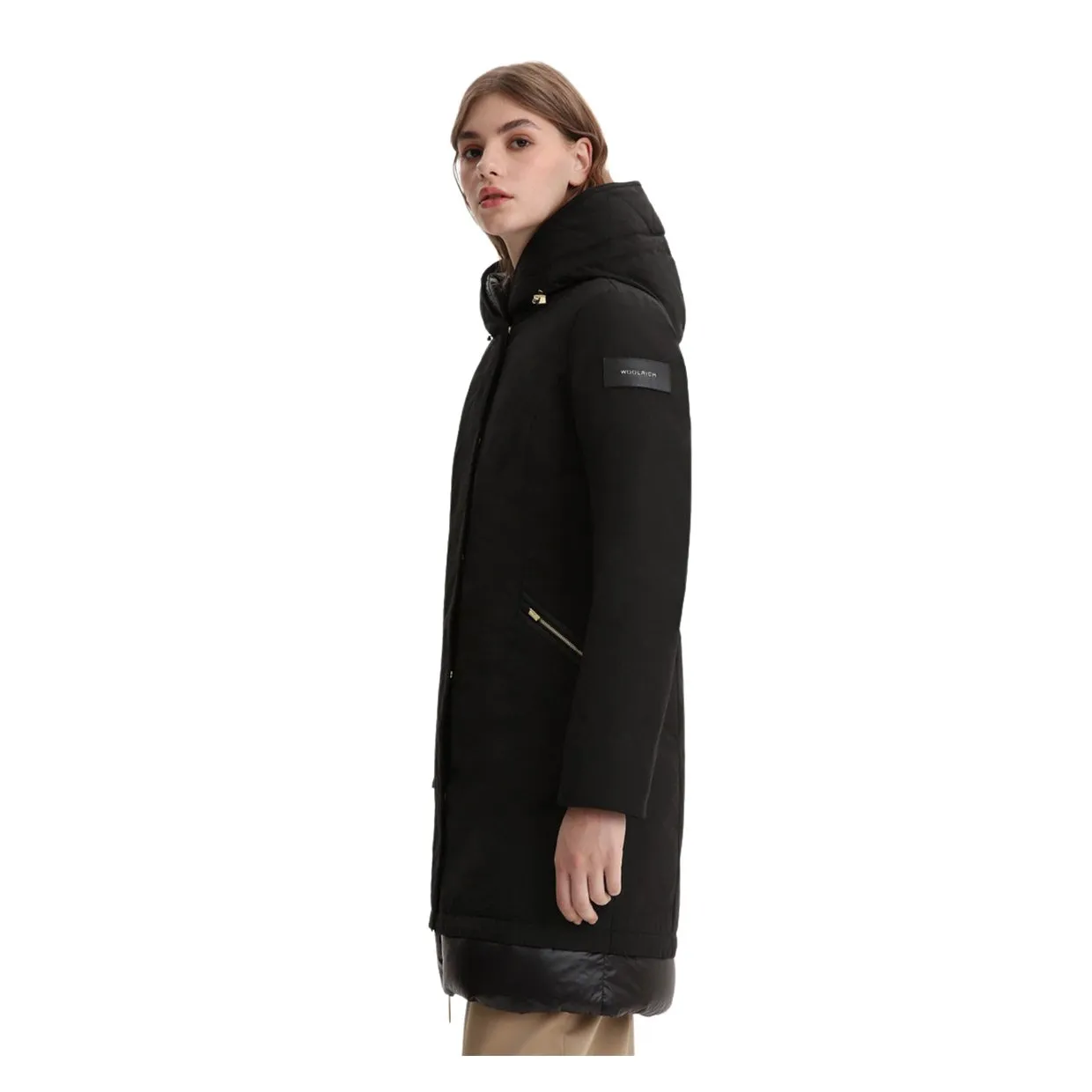 Piumino Donna Woolrich Weoka Parka Nero