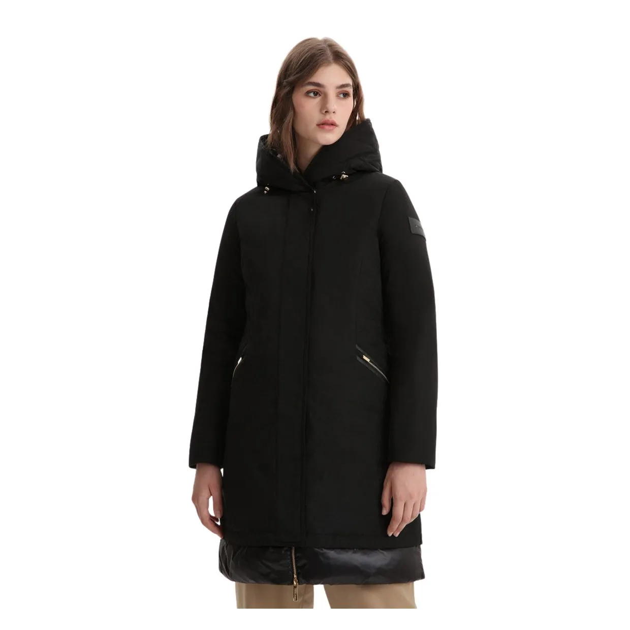 Piumino Donna Woolrich Weoka Parka Nero