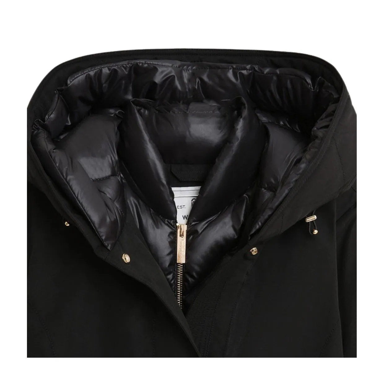 Piumino Donna Woolrich Weoka Parka Nero