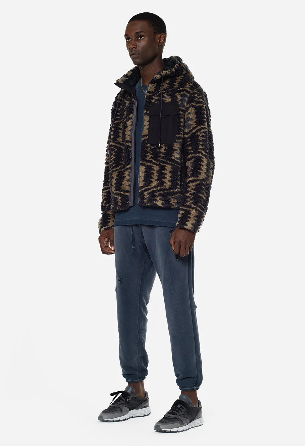 Polar Fleece Parka / Morgan Jacquard