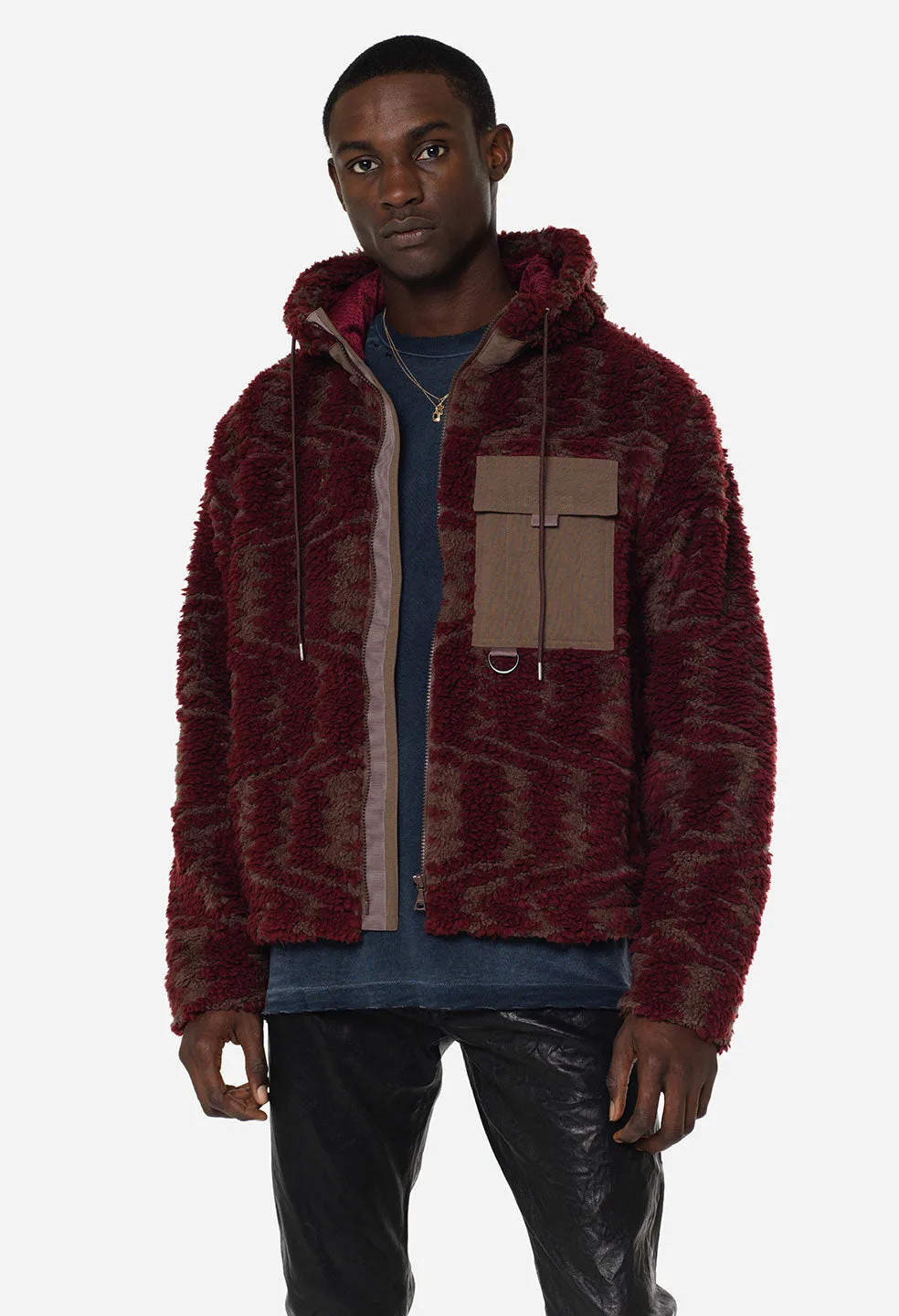 Polar Fleece Parka / Roan Jacquard