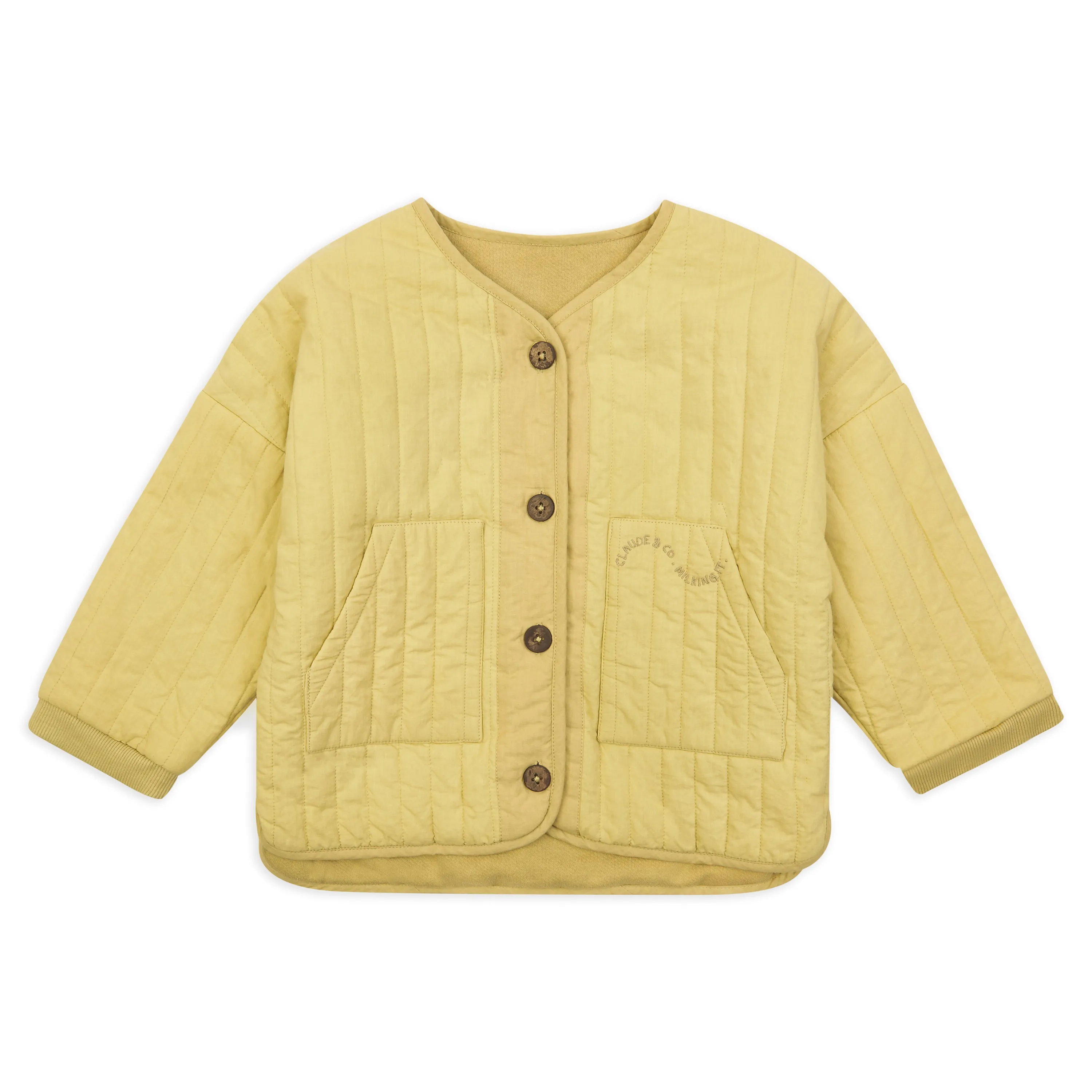 Quilted Jacket Ochre Yellow